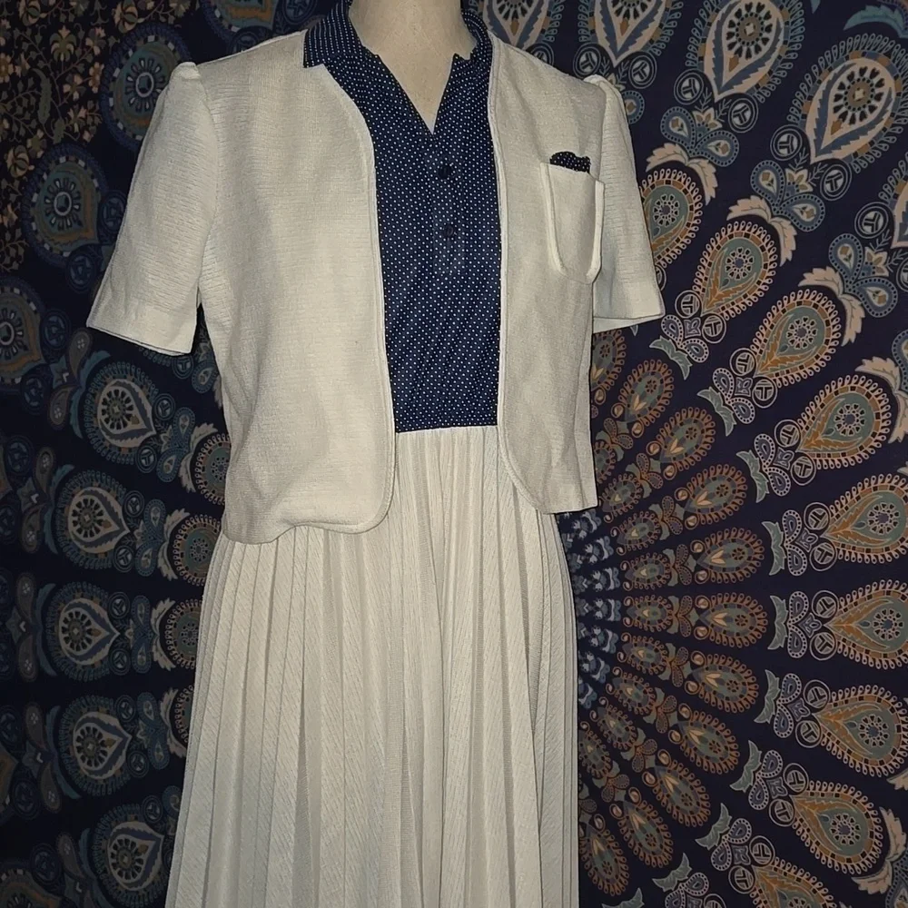 Berg Ray vintage dress size 8, early 80's - Picture 3 of 9